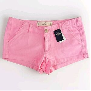 NWT Hollister low rise Barbie pink taille basse shorts women's size 0